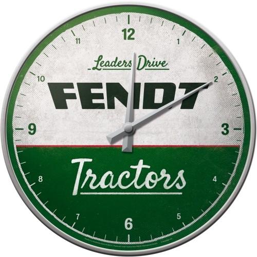 Wanduhr Fendt "Leaders Drive Fendt Tractors"