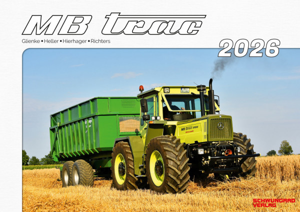 Kalender 2026 MB trac im Einsatz