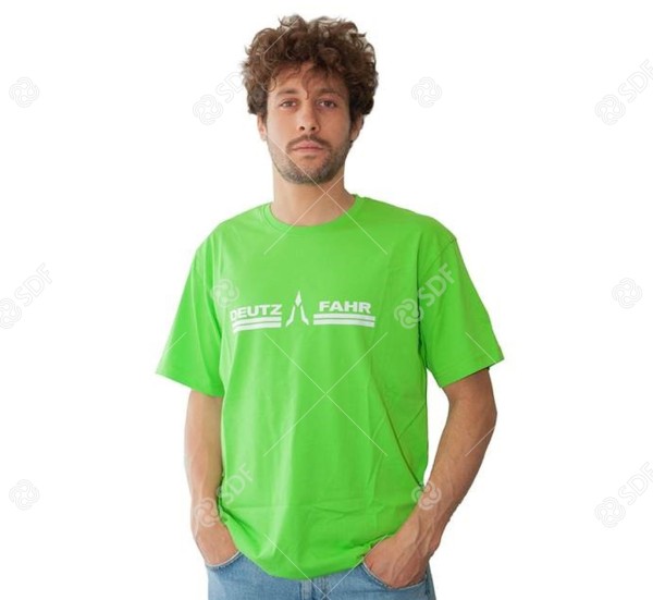 T-Shirt DEUTZ-FAHR grün Größe L