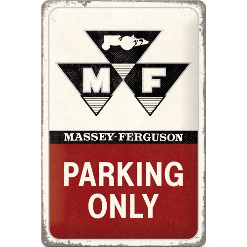 Blechschild Massey Ferguson Parking Only
