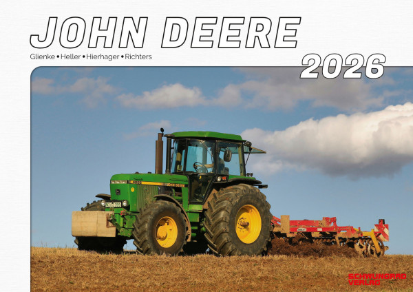Kalender 2026 JOHN DEERE-Schlepper im Einsatz