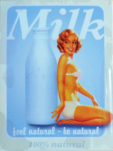 Magnet Milk 100% Natural with Pin Up Girl