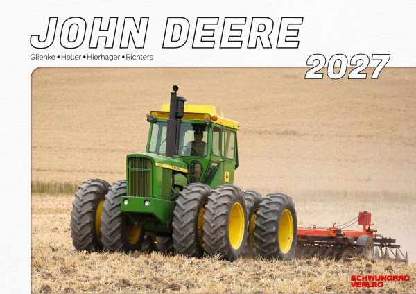 Kalender 2027 John Deere-Schlepper im Einsatz
